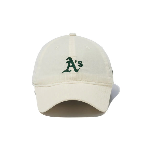 NEW ERA ( ニューエラ ) 9TWENTY MLB Summer Corduroy オークランド ・ アスレチックス クロームホワイト 帽子 | キャップ | オシャレ | アウトドア | キャンプ | レジャー | 日よけ