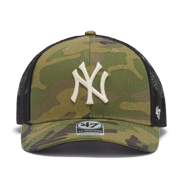 '47 ( フォーティーセブン ) '47 トラッカー ニューヨーク・ヤンキース MLB CAMO ウッドランドカモ | 帽子 | キャップ | サイズ調整 | ユニセックス | 日よけ | カモ | オシャレ | 型崩れしにくい | メッシュ | 14920289 | ふぉーてぃーせぶん
