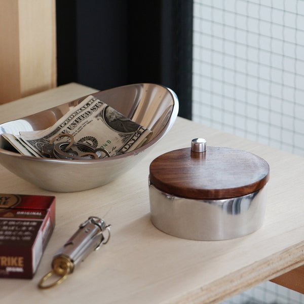 DETAIL ( ディテール ) Aluminium Ashtray "83542" アルミニウム アッシュトレイ "83542" | 灰皿 | シンプル | かっこいい | アルミ製 | フタ付 | ニオイ軽減 | でぃてーる | 喫煙者