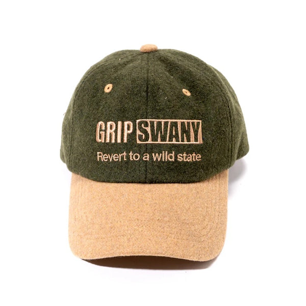 GRIP SWANY ( グリップスワニー ) 【 GSUA-093 】 WOOL FLANNEL CAP | 帽子 | キャップ | オシャレ | 秋 | 冬 | ウール | シンプル | ベースボールキャップ | スタンダード | アウトドア | レジャー | お出かけ | 日よけ | ぐりっぷすわにー