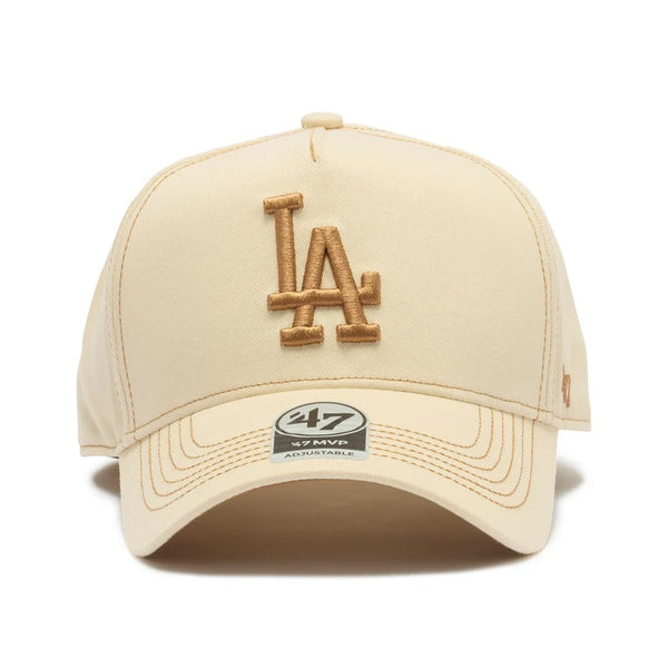 '47 ( フォーティーセブン ) '47 エムブイピー ロサンゼルス・ドジャース Contrast Stitch ナチュラル | 帽子 | キャップ | ステッチワーク | シンプル | サイズ調整 | アウトドア | お出かけ | レジャー | キャンプ | 14858412