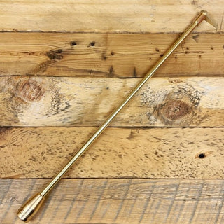 【 SALE 】 野良道具製作所 野良ブラスター真鍮 「 一文字鳶付 」 鳶 ( フック ) 付き火吹き棒 | アウトドア | キャンプ | 火吹き棒 | かっこいい | 真鍮 | 焚き火