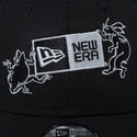 NEW ERA ( ニューエラ ) 9FORTY 鳥獣戯画 ボックスロゴ ブラック | 帽子 | キャップ | ユニセックス | クロスストラップ | 日よけ | アウトドア | お出かけ | オシャレ | キャンプ | サイズ調整 | 14940831 | にゅーえら