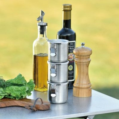 UNIFLAME ( ユニフレーム ) UFキャニスター | キャニスター | 入れ物 | 蓋付き | 保存容器 | キッチン | 雑貨 | アウトドア | キャンプ | レジャー | パッキン付き | スタッキング | 調味料入れ | ゆにふれーむ | 662816