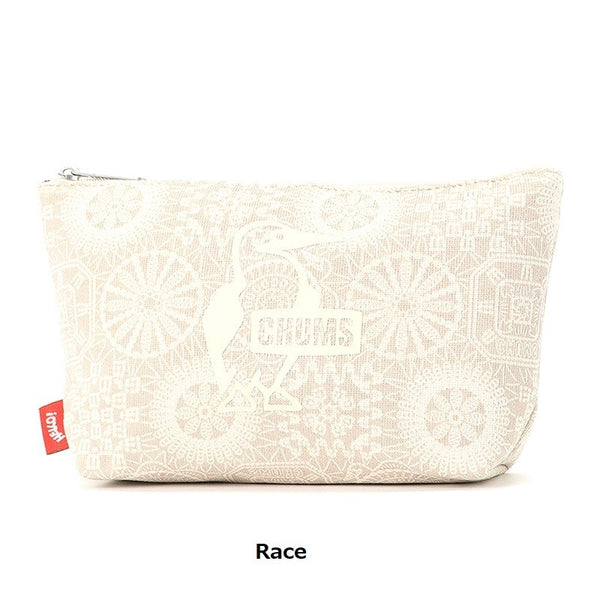 CHUMS ( チャムス ) ブービープリントポーチスウェット CH60-3828 | ポーチ | ペンケース | アウトドア | キャンプ | 撥水 | 撥油 | メイクポーチ | ちゃむす | メイクポーチ | 持ち運び | 旅行