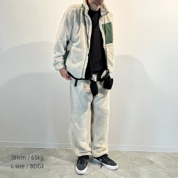 GRIP SWANY ( グリップスワニー ) 【 GSMCP-064 】 CORAL FLEECE PANTS | パンツ | ロングパンツ | フリース | 防寒 | 暖かい | 冬 | アウトドア | キャンプ | ふわふわ | サイズ調整 | ポリエステル100% | ぐりっぷすわにー