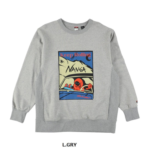 NANGA ( ナンガ ) エコハイブリッド キープローリング スウェットシャツ | 長袖 | スウェット | スウェットシャツ | アウトドア | キャンプ | レジャー | 軽い | 柔らかい | 着心地 | 楽 | N2600-1K022Z | なんが