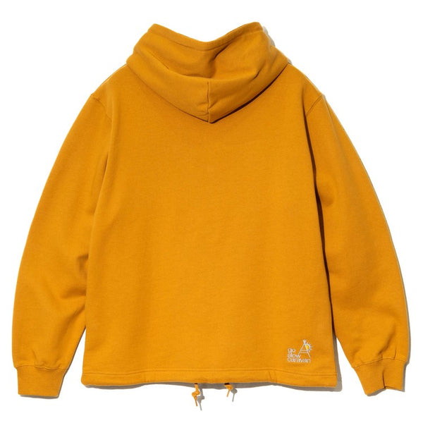 go slow caravan ( ゴースローキャラバン ) 空紡糸裏毛 スキレットピザ猫 ヘムスピンドルフーディー  | MENS | WOMENS | メンズ | レディース | トップス | 長袖 | 秋 | 冬 | 裏毛 | プリント | 352607 | カジュアル