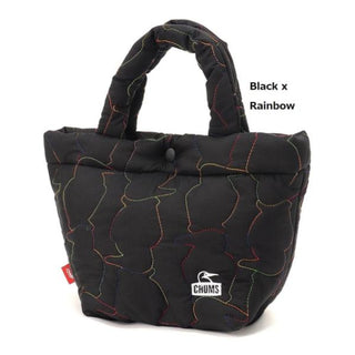 CHUMS ( チャムス ) ブービーステッチミニトートバッグ | トートバッグ | ナイロン | バッグ | カバン | 鞄 | 刺繍 | 約4L | お出かけ | 散歩 | 小さめ | 軽い | キルティング | CH60-4040 | ちゃむす