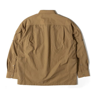 GRIP SWANY ( グリップスワニー ) 【 GSMSH0016 】 GEAR POCKET SHIRT | シャツ | 長袖シャツ | アウトドア | レジャー | キャンプ | コットン | ナイロン | 綿 | ポケット | 大容量 | ぐりっぷすわにー