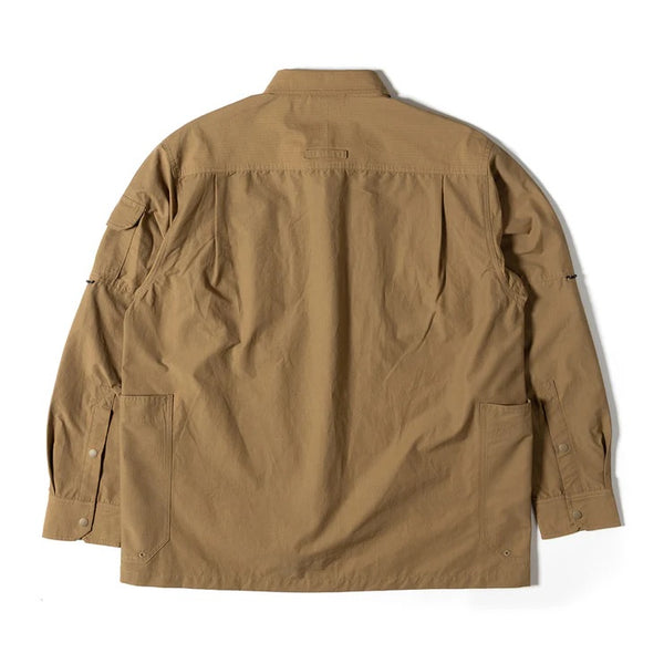GRIP SWANY ( グリップスワニー ) 【 GSMSH0016 】 GEAR POCKET SHIRT | シャツ | 長袖シャツ | アウトドア | レジャー | キャンプ | コットン | ナイロン | 綿 | ポケット | 大容量 | ぐりっぷすわにー