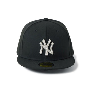 NEW ERA ( ニューエラ ) 59FIFTY MLB パール バッジ Pearl Badge ニューヨーク・ヤンキース ブラック | 帽子 | キャップ | オシャレ | 14745148 | お出かけ | 野球帽 | フラットバイザー | ユニセックス | にゅーえら