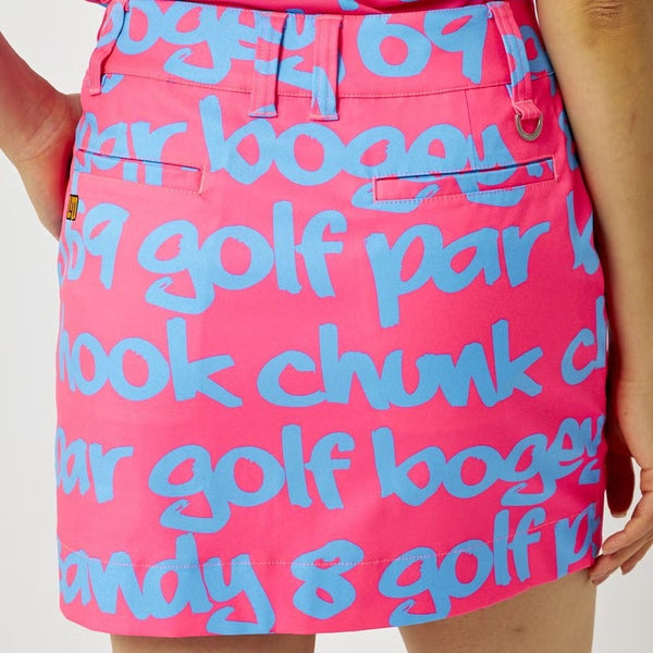 【 SALE 】 LOUDMOUTH ( ラウドマウス ) レディース ストレッチツイル 柄スカート | ゴルフ | スカート | 動きやすい | 764355 | 派手 | らうどまうす | 接触冷感 | 夏