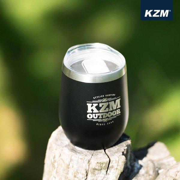 KZM OUTDOOR（ カズミ アウトドア ）エッグタンブラー 2個セット キャンプ用品 アウトドア ステンレス タンブラー コップ グラス 真空断熱 350ml K9T3K010