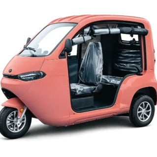 EQV PICNIC ピクニック 3人乗り 電動バイク 電動トゥクトゥク 電動三輪バイク EVバイク ミニEV 3輪 電動スクーター マイクロモビリティ 普通免許 AT限定可 車検不要 車庫証明不要 ヘルメット不要 2000W 72V 75Ah リン酸鉄リチウム