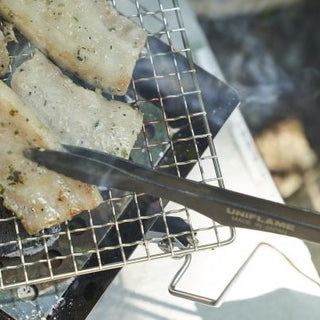 UNIFLAME ( ユニフレーム ) ユニセラトング フッ素 | トング | BBQ | アウトドア | キャンプ | 衛生的 | 掴みやすい | 軽い | 料理 | 調理 | 615270 | ゆにふれーむ | 黒色 | 高級感