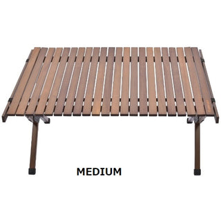  peace park ( ピースパーク ) フォールディングウッドテーブル | ラージ | ミディアム | スモール | ブラウン | キャンプテーブル | テーブル | 大きめ | 木製 | ウッドテーブル | 天然木 | ファミリーキャンプ | シンプル