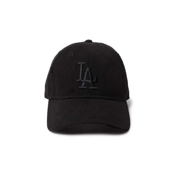 NEW ERA ( ニューエラ ) 9TWENTY Damaged Series ロサンゼルス ・ ドジャース ブラック | 帽子 | キャップ | 日よけ | アウトドア | キャンプ | レジャー | クロスストラップ | ユニセックス | コットン | 黒色 | オシャレ | シンプル