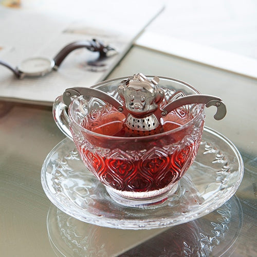 DULTON ( ダルトン ) GLASS CUP & SAUCER "FIORE" ガラス カップ ＆ ソーサー " フィオーレ " レトロ | ホームパーティー | レトロ | 可愛い | プレゼント | A615-818 | だるとん