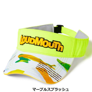 LOUDMOUTH ( ラウドマウス ) ユニセックス サンバイザー | ゴルフ | 軽量 | 日よけ | オシャレ | 派手 | 個性的 | らうどまうす | バイザー | 765901