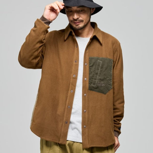 KRIFF MAYER ( クリフメイヤー ) アクティブフリースシャツ メンズ 2615114 シャツ 長袖 長袖シャツ フリースシャツ 軽量 軽い 暖かい リブ アウトドア キャンプ レジャー 秋冬 おしゃれ カジュアル