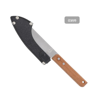 belmont ( ベルモント ) BM-404 野三徳 | 包丁 | ナイフ | キッチン | シンプル | 切れ味抜群 | 軽量 | 軽い | コンパクト | アウトドア | BBQ | キャンプ | シース付 | 天然木 | べるもんと