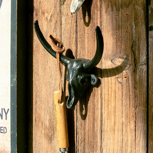 DULTON ( ダルトン ) BULL SKULL HOOK ブル　スカル フック | 雄牛 | アイアン製 | インテリア | かっこいい | 男前 | 実用性 | アンティーク | プレゼント | ギフト | S555-379ABK | だるとん