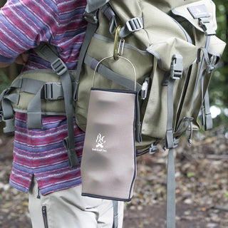 Bush Craft ( ブッシュクラフト ) オイルランタンソフトカバー D76D78 ブラウン | アウトドア | キャンプ | 収納カバー | ソフトケース | 収納ケース | 持ち運び | 伸縮性 | 吊り下げ | 50999 | ランタンケース | ぶっしゅくらふと