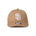 NEW ERA ( ニューエラ ) 9TWENTY ウォッシュドコットン サンディエゴ・パドレス カーキ/ホワイト | 帽子 | キャップ | 日よけ | アウトドア | キャンプ | レジャー | 定番 | クロスストラップ | ユニセックス | にゅーえら | 14942666