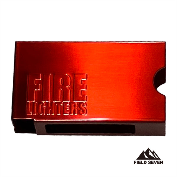 FIRELIGHTERS （ ファイヤーライターズ ） FIRELIGHTERS SLEEVE CASE / ファイヤーライターズ スリーブ ケース | スウェーデン マッチ | Swedish Match | リッチレッド | rich red | 焚火 | アウトドア | キャンプ | 火起こし |