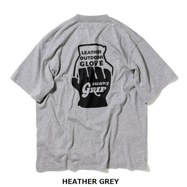 GRIP SWANY ( グリップスワニー ) 【 GSMCT0010 】 GLOVE LOGO TEE | シャツ | 半袖シャツ | 半袖Tシャツ | Tシャツ | 夏服 | バックプリント | プリント | シンプル | ロゴ | ぐりっぷすわにー | トップス | アパレル