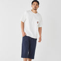 KRIFF MAYER ( クリフメイヤー ) クリーネスT ( だるま ) MENS | 2447813 | メンズ | アパレル | シャツ | 半袖 | 半袖シャツ | Tシャツ | 夏服 | シンプル | 撥水 | 防汚 | ワンポイント | 刺繍 | ユニセックス | カジュアル | くりふめいやー