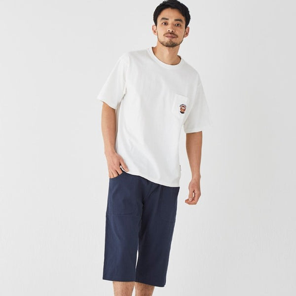 KRIFF MAYER ( クリフメイヤー ) クリーネスT ( だるま ) MENS | 2447813 | メンズ | アパレル | シャツ | 半袖 | 半袖シャツ | Tシャツ | 夏服 | シンプル | 撥水 | 防汚 | ワンポイント | 刺繍 | ユニセックス | カジュアル | くりふめいやー