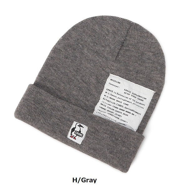 CHUMS ( チャムス ) スペースニットキャップ | 帽子 | ニット帽 | 冬 | オシャレ | 宇宙 | ロゴ | 定番 | 深め | アクリル100% | 柔らかい | 暖かい | 防寒 | チクチクしにくい | CH05-1437 | ちゃむす | 春先 | 秋