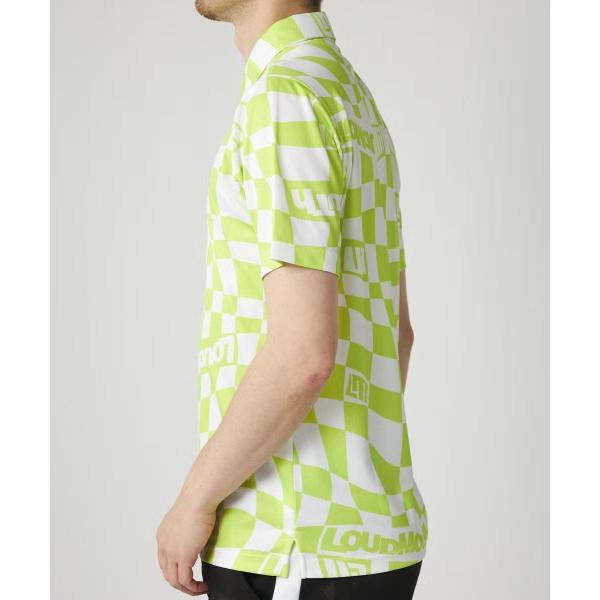 【 SALE 】 LOUDMOUTH ( ラウドマウス ) メンズ フリージングスキン 半袖シャツ ライトイエロー Formu Loud | 半袖 | ウェア | ゴルフ | 派手 | 黄色 | 吸汗速乾 | UV | 接触冷感 | 遮熱 | ひんやり | らうどまうす