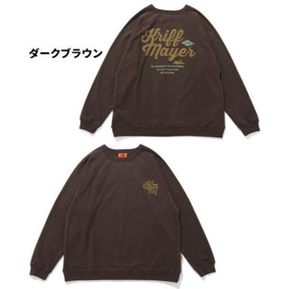 KRIFF MAYER ( クリフメイヤー ) もちのび刺繍ラグランロンT | MENS | 2515601 | メンズ | 長袖 | ウェア | トップス | 長袖Tシャツ | ロンT | 起毛 | ふわふわ | 伸縮性 | 刺繍 | カジュアル | 保温 | 秋服 | 冬服 | くりふめいやー