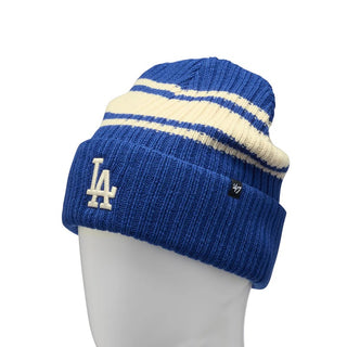 ’47 ( フォーティーセブン ) ’47 カフニット ロサンゼルス・ドジャース Harbor Stripe ロイヤルブルー | 帽子 | ニット帽 | 防寒 | 冬 | 青色 | 暖かい | アクリル | ニットキャップ | オシャレ | 14858313