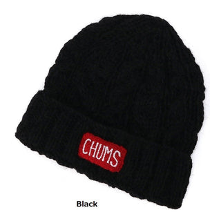 CHUMS ( チャムス ) ネパールニットワッチ | 帽子 | ニット帽 | 冬 | 防寒 | シンプル | ロゴ | 可愛い | ウール100％ | 保温 | プレゼント | ギフト | ケーブル編み | 柔らかい | CH05-1397 | ちゃむす