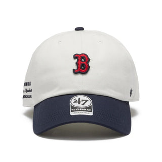 '47 ( フォーティーセブン ) '47 クリーンナップ ボストン・レッドソックス CONTEMPORARY BASICS ベースランナー サンドストーン ネイビーバイザー | 帽子 | キャップ | 日よけ | 14920545 | ふぉーてぃーせぶん