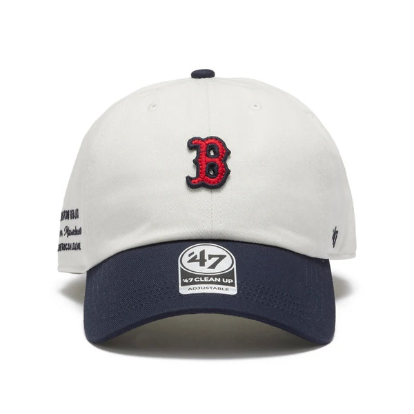 '47 ( フォーティーセブン ) '47 クリーンナップ ボストン・レッドソックス CONTEMPORARY BASICS ベースランナー サンドストーン ネイビーバイザー | 帽子 | キャップ | 日よけ | 14920545 | ふぉーてぃーせぶん