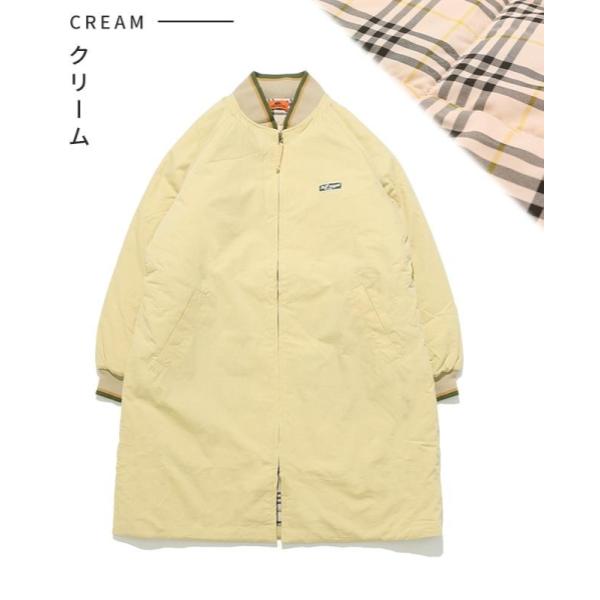 KRIFF MAYER ( クリフメイヤー ) ロングスタジャン | LADYS | レディース | W2525114 | アウター | スタジャン | 長め | 体型カバー | 冬 | シンプル | 暖かい | カジュアル | 防寒 | 保温 | プレゼント | ギフト | くりふめいやー