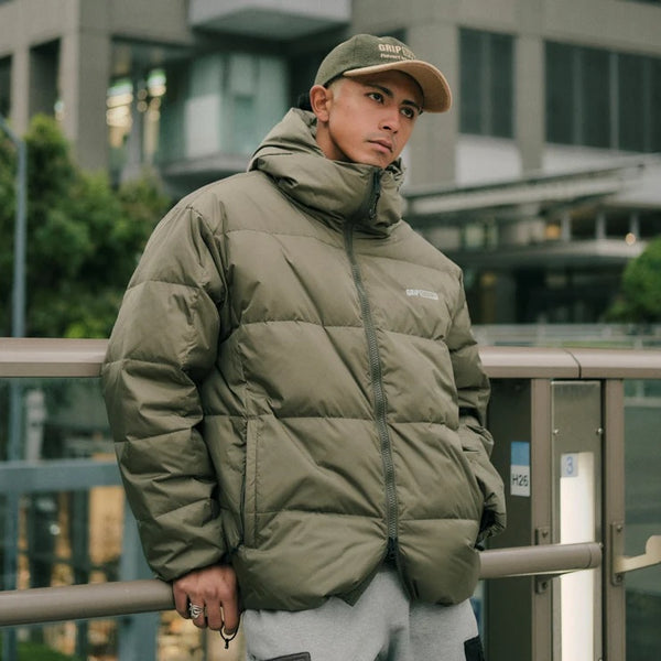 GRIP SWANY ( グリップスワニー ) 【 GSMJ-056 】 WATER REPELLENT DOWN JACKET | ジャケット | アウター | ダウン | ダウンジャケット | 羽毛 | 軽い | シンプル | 軽量 | お出かけ | 冬 | 撥水 | ダブルジッパー | オシャレ | ぐりっぷすわにー