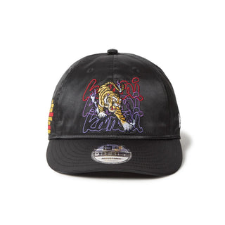 NEW ERA ( ニューエラ ) 9THIRTY 虎 サテンブラック | 山本寛斎 | コラボ | ブラック | キャップ | 帽子 | オシャレ | 日よけ | かっこいい | ポリエステル | クロスストラップ | サイズ調整 | ユニセックス | にゅーえら | 14858855