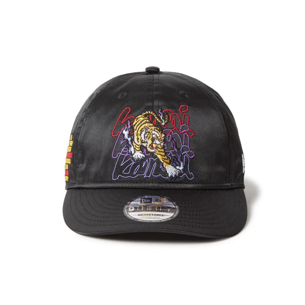 NEW ERA ( ニューエラ ) 9THIRTY 虎 サテンブラック | 山本寛斎 | コラボ | ブラック | キャップ | 帽子 | オシャレ | 日よけ | かっこいい | ポリエステル | クロスストラップ | サイズ調整 | ユニセックス | にゅーえら | 14858855