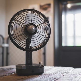 5050WORKSHOP ( フィフティフィフティワークショップ ) RETRO DESKTOP FAN | 扇風機 | コードレスファン | 卓上 | レトロ | アウトドア | キャンプ | 持ち運び | TR2-5WS-4481
