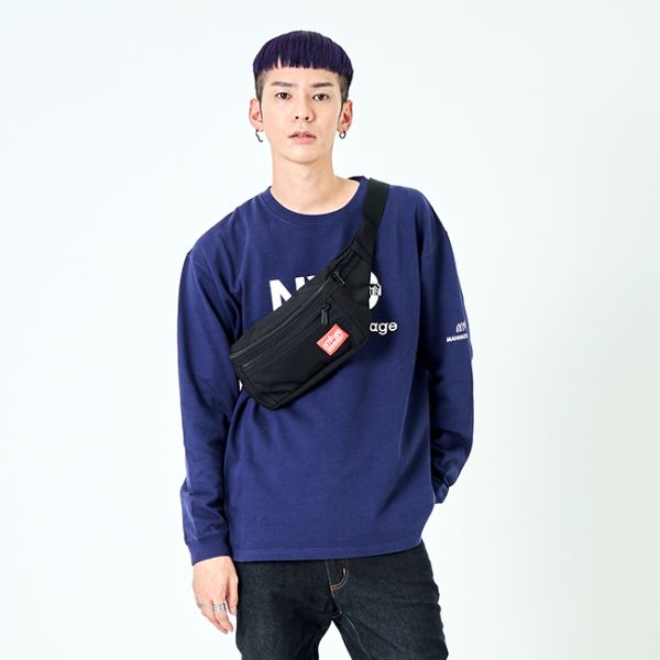 Manhattan Portage ( マンハッタンポーテージ ) Alleycat Waist Bag ウエストポーチ | ウエストバッグ | クロスボディバッグ | ベストセラー | 長財布収納可 | フェス | アウトドア | キャンプ | 散歩 | MP1101