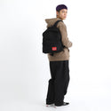 Manhattan Portage ( マンハッタンポーテージ ) Big Apple Backpack バックパック | リュック | リュックサック | バッグ | MP1210 | 15L | ブラック | 黒色 | ダブルジップ | A4サイズ | 通勤 | 通学