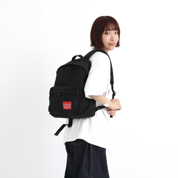 Manhattan Portage ( マンハッタンポーテージ ) Big Apple Backpack バックパック | リュック | リュックサック | バッグ | MP1210 | 15L | ブラック | 黒色 | ダブルジップ | A4サイズ | 通勤 | 通学