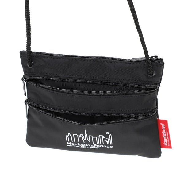 Manhattan Portage ( マンハッタンポーテージ ) Triple Zipper Pouch ポーチ | ショルダーバッグ | 2way | 便利 | 小物 | アウトドア | キャンプ | 散歩 | スマート | コンパクト | 薄い | 薄型 | TRIPLEZIPPOUCH