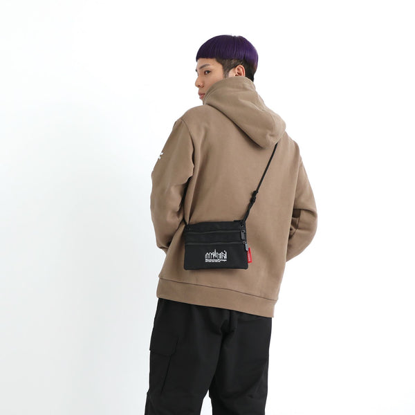 Manhattan Portage ( マンハッタンポーテージ ) Triple Zipper Pouch ポーチ | ショルダーバッグ | 2way | 便利 | 小物 | アウトドア | キャンプ | 散歩 | スマート | コンパクト | 薄い | 薄型 | TRIPLEZIPPOUCH